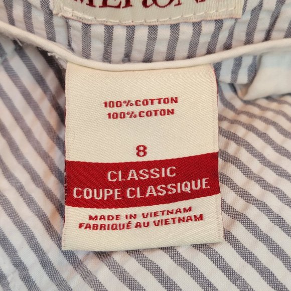 Cotton Seersucker Summer Pants - Picture 2 of 5